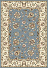 Dynamic Rugs Ancient Garden 57365-5464 Light Blue and Ivory